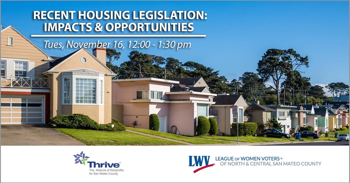 Recent Housing Legislation Impacts Opportunities Recent Housing Legislation Impacts Opportunities