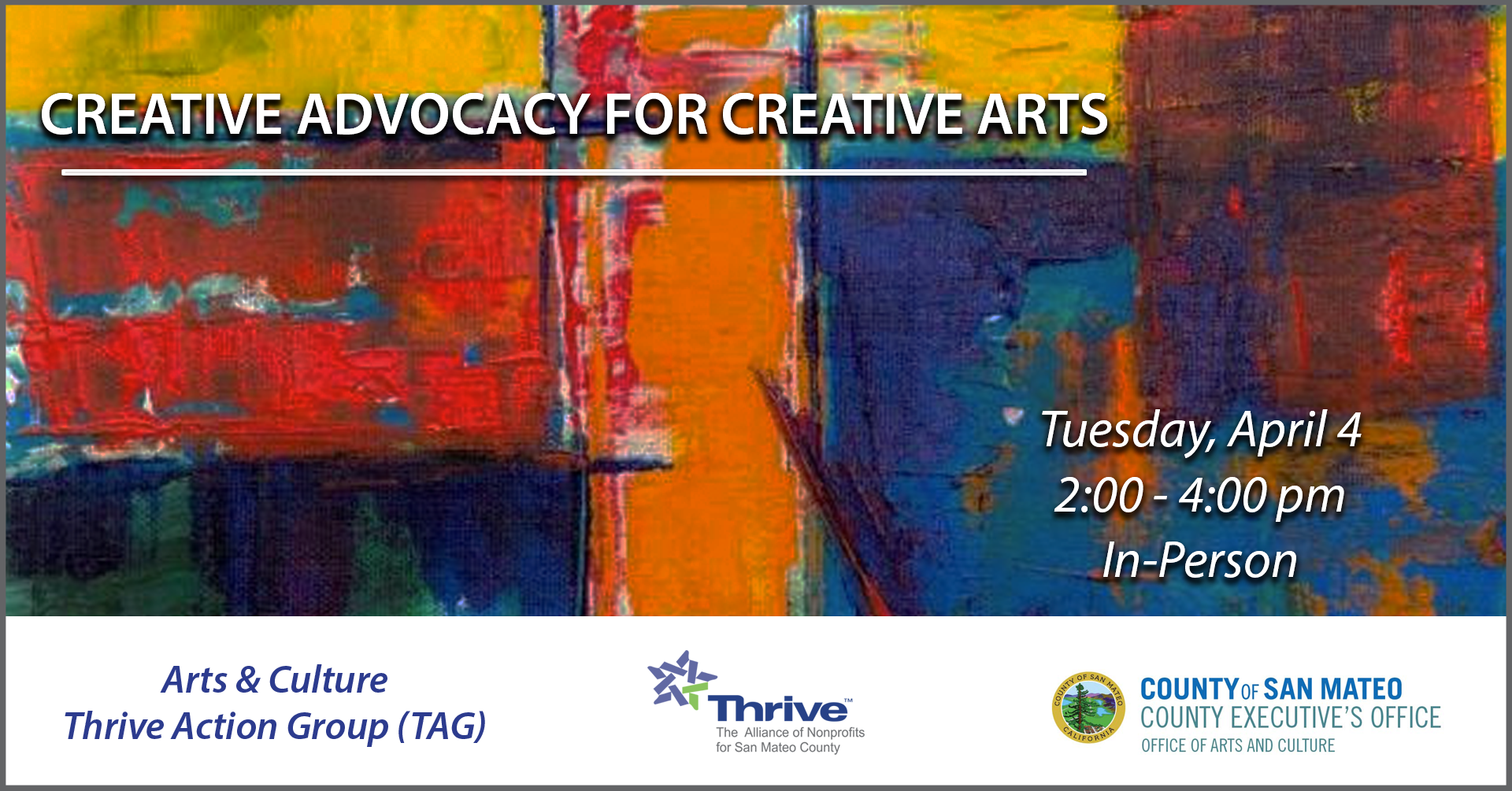 Arts & Culture Thrive Action Group (TAG): Creative Advocacy for ...