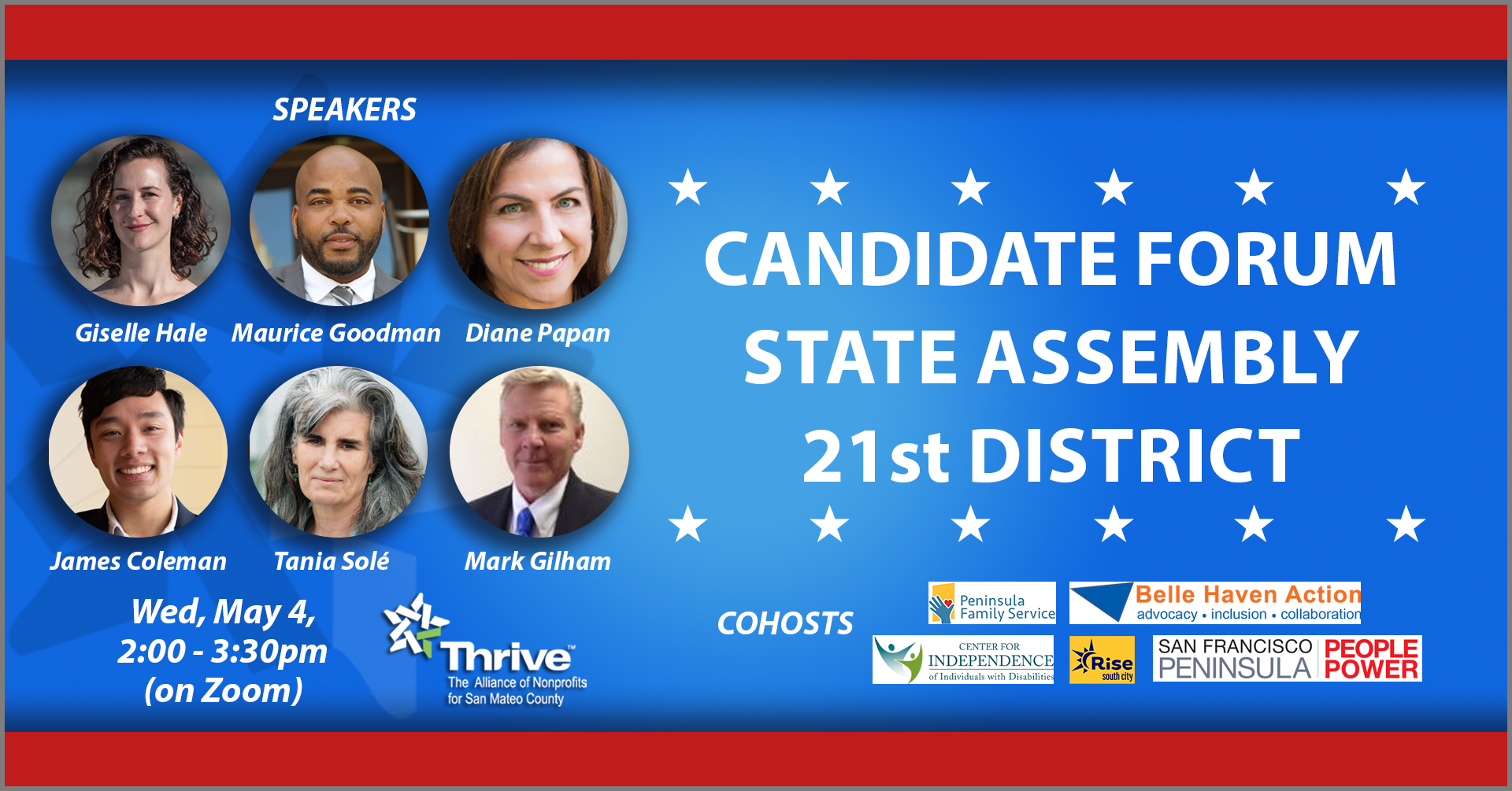 Candidate Forum State Assembly District 21st